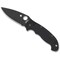 Spyderco 2024 Spyderco Manix 2 Xl G-10 Black Black Blade Plain SPY-C95GPBBK2 - alternate 2